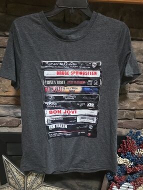 Graphic Music Tee Sz M